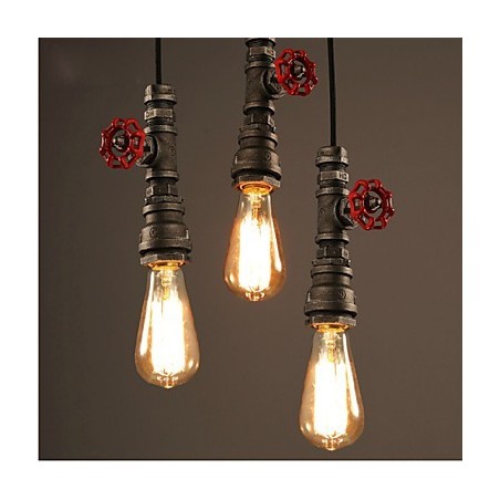 Luminária pendente retrô Act The Role Ofing Decoração de loft Luminária pendente de tubo industrial rural Luminária pendente retrô Act The Role Ofing Decoração de loft Luminária pendente de tubo industrial rural