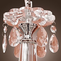 Lustre de Cristal Moderno 2 Níveis Sala 12 Luzes