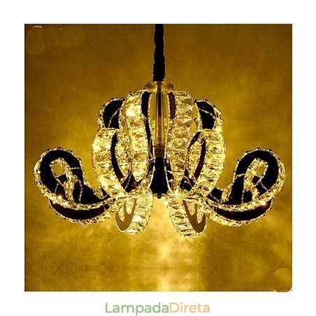 Luminária pendente de cristal The Tophams Lamp Luminária pendente de cristal The Tophams Lamp