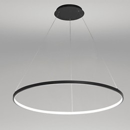 Luminária pendente design moderno anel