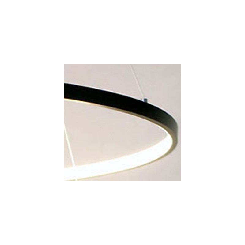 Luminária pendente design moderno anel
