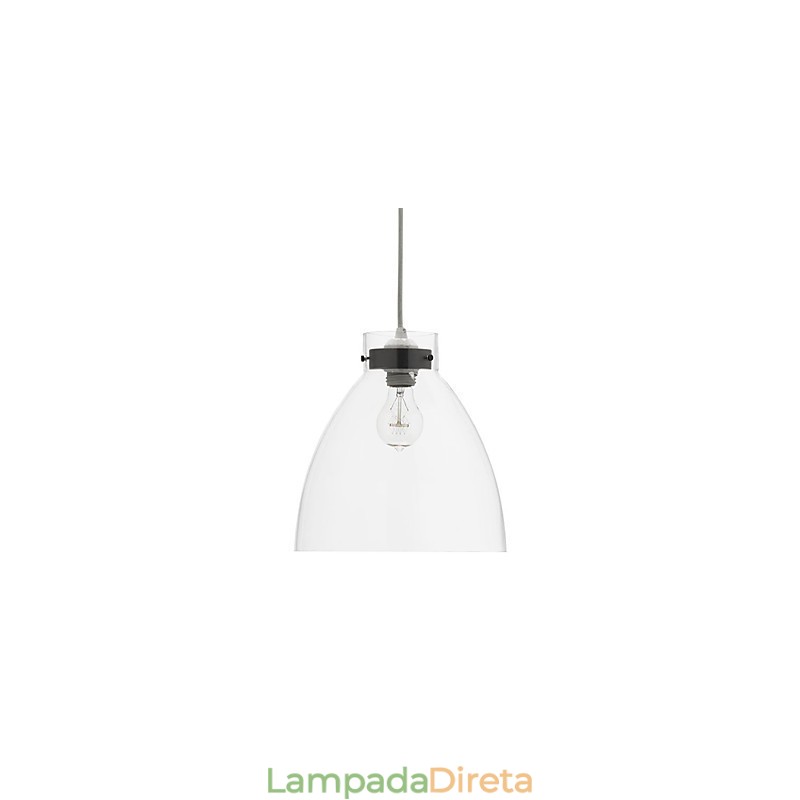 Luminária pendente design moderno 1 luz