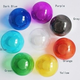 Luminária pendente moderna de vidro colorido Bubble Globe com 19 luzes