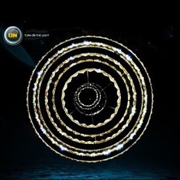 Luminária pendente moderna de cristal transparente para teto, luminária de iluminação com D100CM+D80CM+D60CM+D40CM