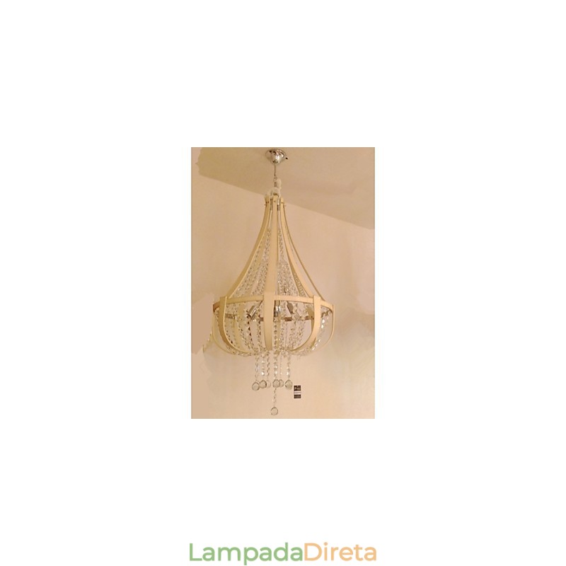 Pós-moderno luxo couro cristal criativo lustre lron