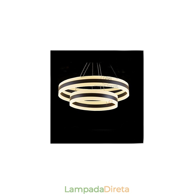 Lustre de acrílico residencial moderno Arrivel interno de 170 W