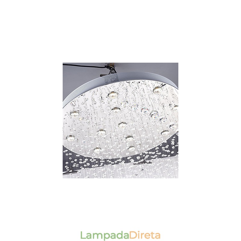 Luminárias pendentes de cristal de teto 13 luzes modernas canpoy prateado transparente luminárias de cristal K9