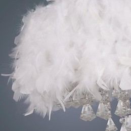 Moderno contemporâneo tambor cristal mini estilo galvanizado pingente luz