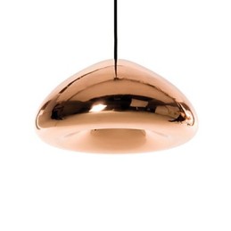 Luminária pendente de metal com pintura contemporânea moderna