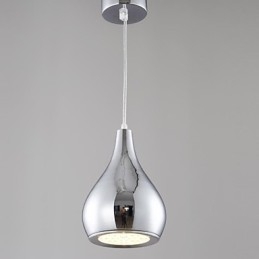 Luminária pendente de metal galvanizada globo contemporânea moderna