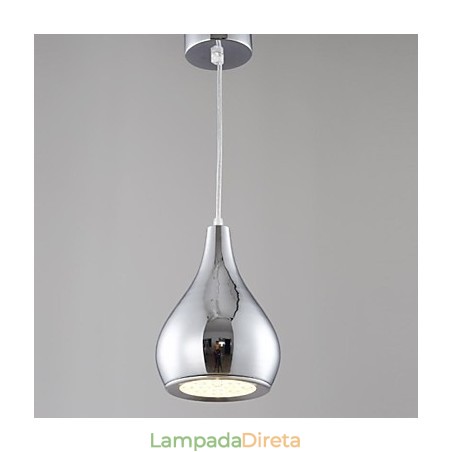 Luminária pendente de metal galvanizada globo contemporânea moderna Luminária pendente de metal galvanizada globo contemporânea moderna