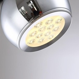 Luminária pendente de metal galvanizada globo contemporânea moderna