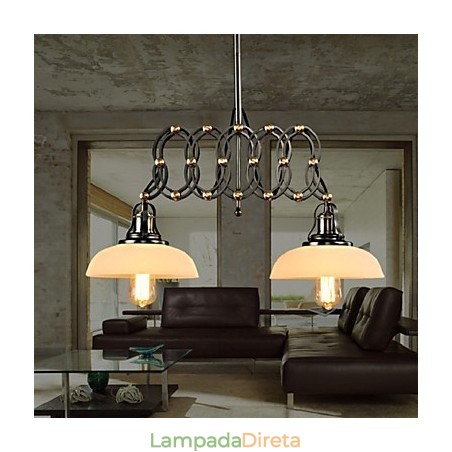 Luminárias pendentes elásticas vintage, luminárias de suspensão para balcão, luminárias industriais para café, iluminação Luminárias pendentes elásticas vintage, luminárias de suspensão para balcão, luminárias industriais para café, iluminação