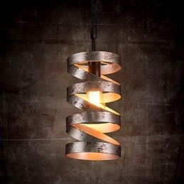 Pendente 1 Luz Vintage Minimalista Pintura Ferro