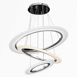 Lustre de acrílico com pingente de luz, iluminação de teto com forma faça você mesmo
