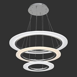 Lustre de acrílico com pingente de luz, iluminação de teto com forma faça você mesmo