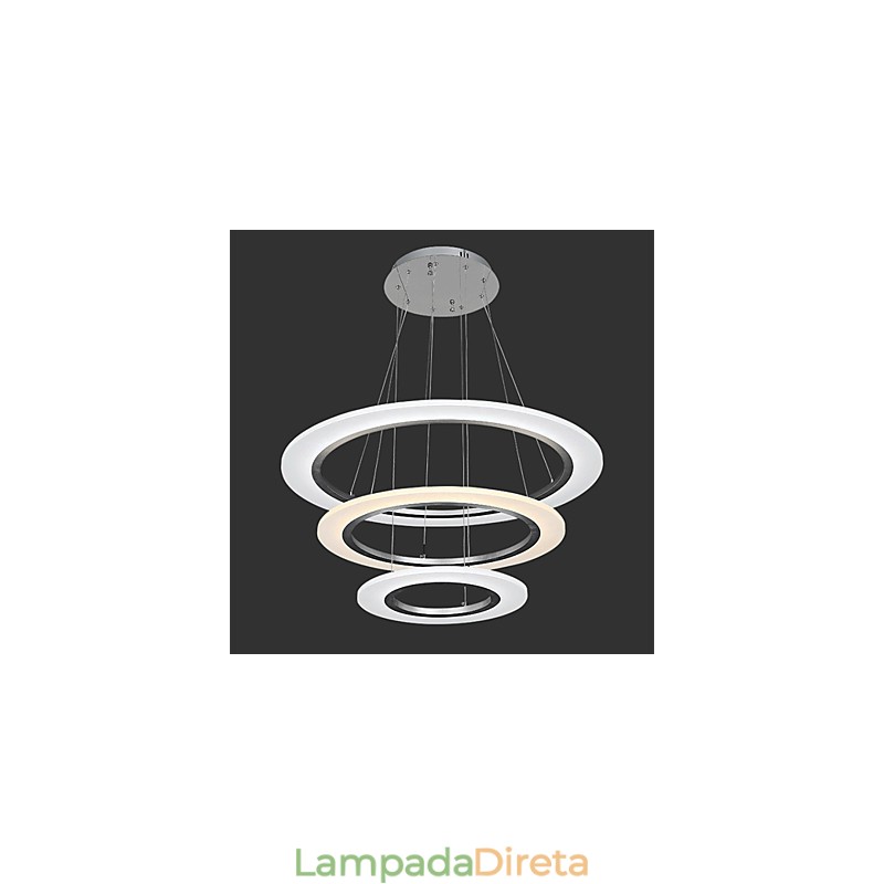 Lustre de acrílico com pingente de luz, iluminação de teto com forma faça você mesmo