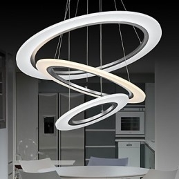 Lustre de acrílico com pingente de luz, iluminação de teto com forma faça você mesmo