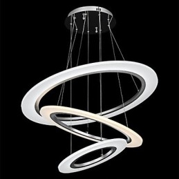 Lustre de acrílico com pingente de luz, iluminação de teto com forma faça você mesmo