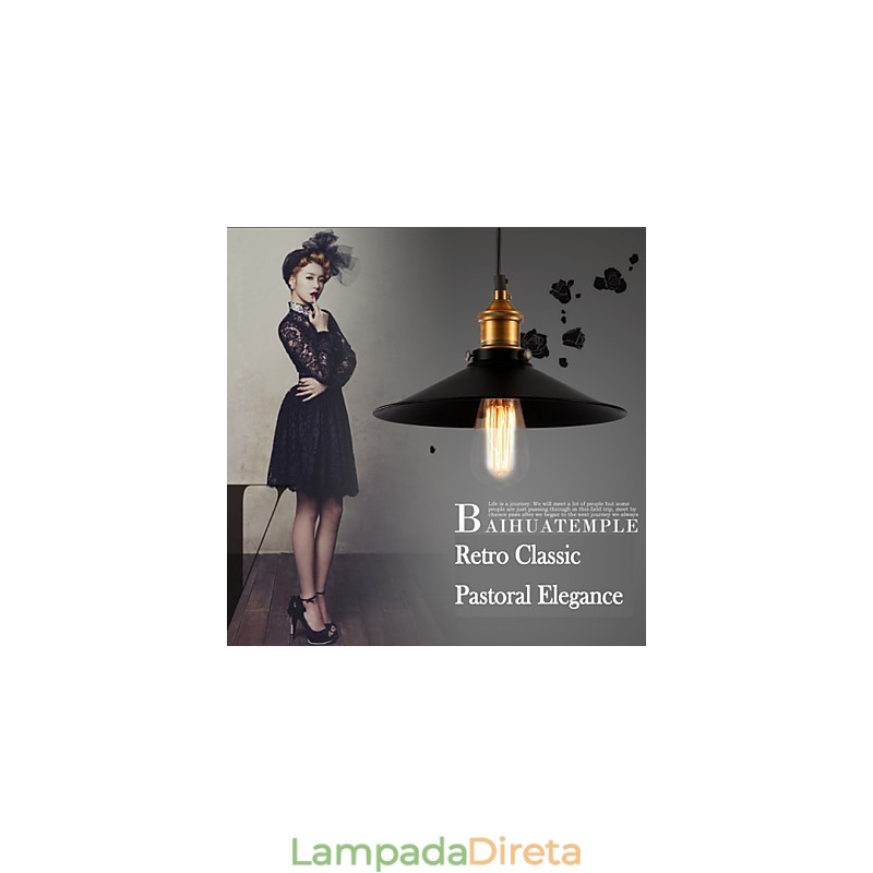 Estilo europeu retro clássico pingente luz arte droplight dar diâmetro da lâmpada 30 cm
