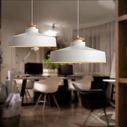 Luminárias pendentes modernas contemporâneas de metal