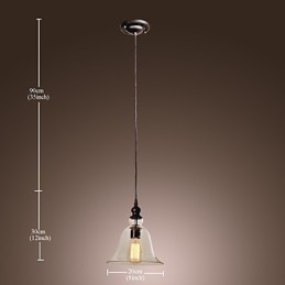 Tradicional clássico vintage tigela mini estilo galvanizado pingente luz