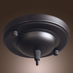 Tradicional clássico vintage tigela mini estilo galvanizado pingente luz