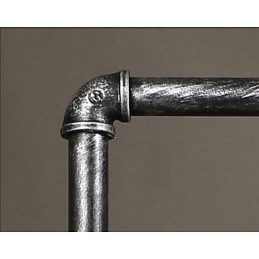Candelabro de tubo de ferro industrial Wind gear lâmpada suspensa