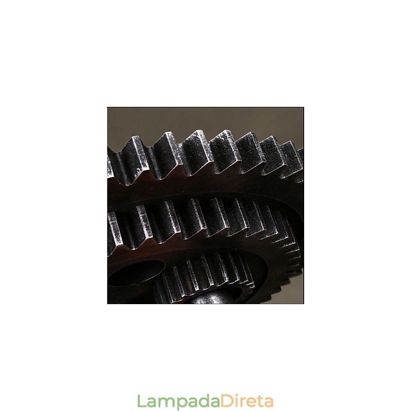 Lustre Vintage Lron Lustre Criativo Engrenagem Mecânica