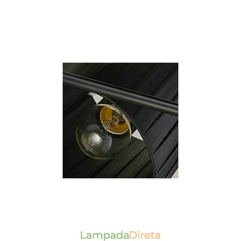 Luminária pendente de metal com pintura country vintage para garagem