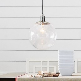 Luminária pendente estilo mini globo clássico tradicional
