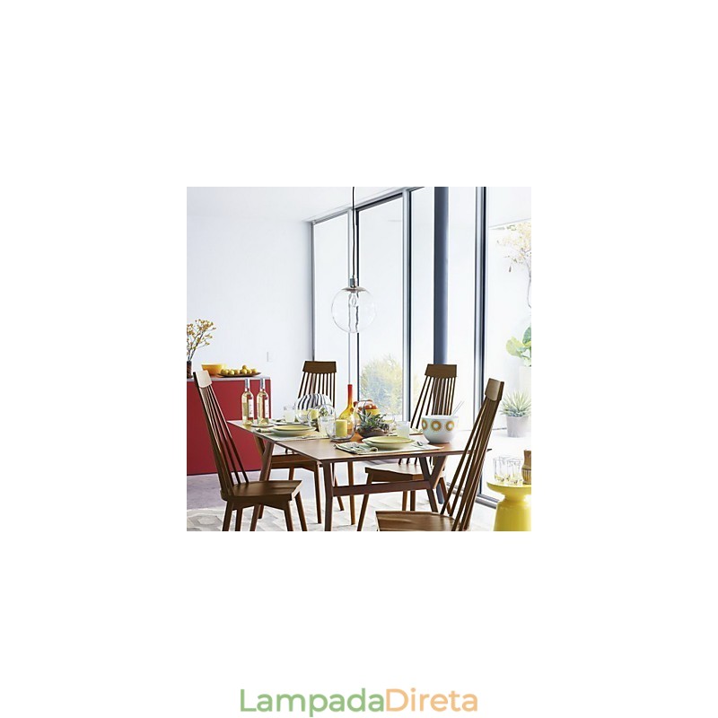 Luminária pendente estilo mini globo clássico tradicional