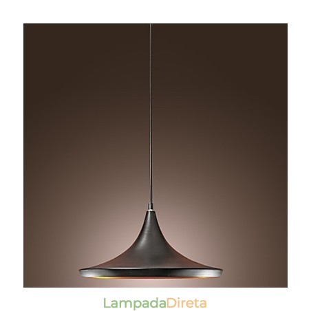 Luminária pendente moderna, contemporânea, retrô, estilo mini, pintura