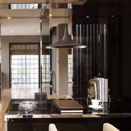 Luminária pendente moderna, contemporânea, retrô, estilo mini, pintura