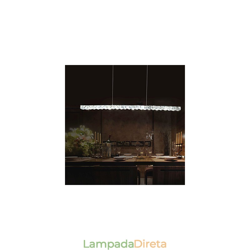 Luminárias pendentes Cristal Moderno Contemporâneo Metal