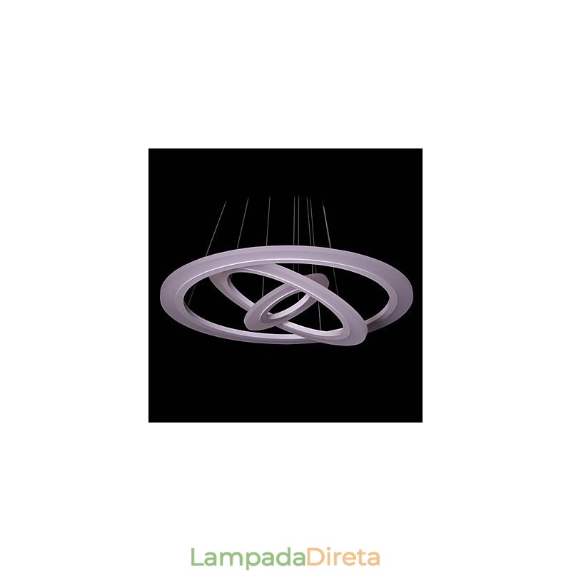 Luminária pendente acrílica moderna contemporânea de 75 watts