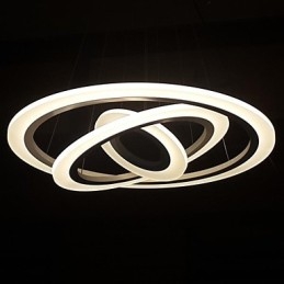 Luminária pendente acrílica moderna contemporânea de 75 watts