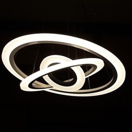 Luminária pendente acrílica moderna contemporânea de 75 watts