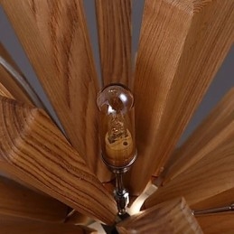 Luzes Pendentes Country Madeira Bambu