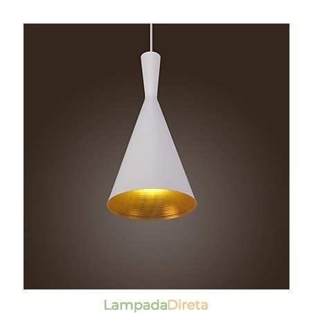 Luminária pendente de metal com pintura retrô country contemporânea moderna Luminária pendente de metal com pintura retrô country contemporânea moderna