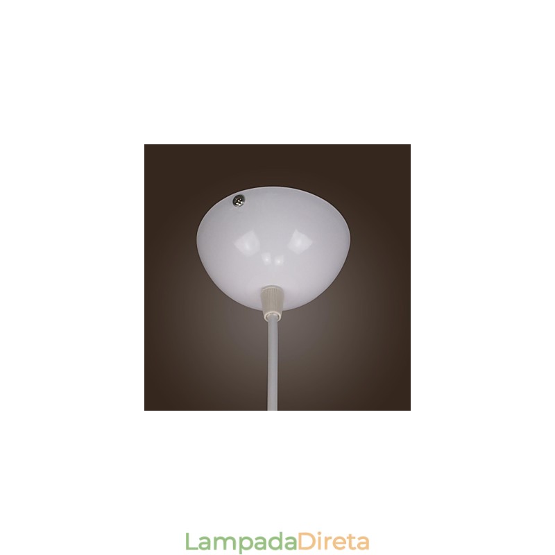 Luminária pendente de metal com pintura retrô country contemporânea moderna