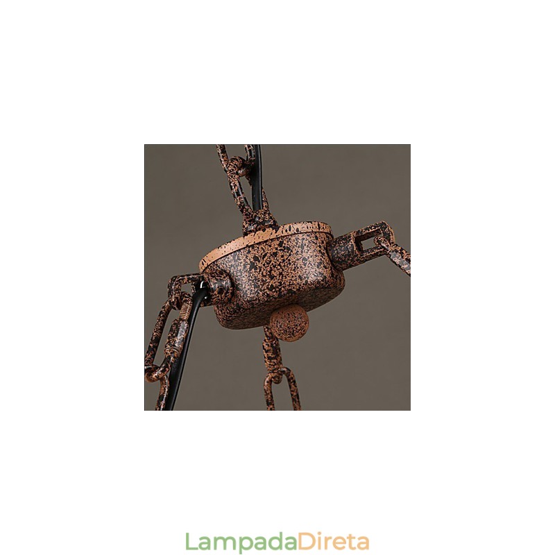 Lustre de corda de vento da indústria cerâmica Lustre RetroLron Simples