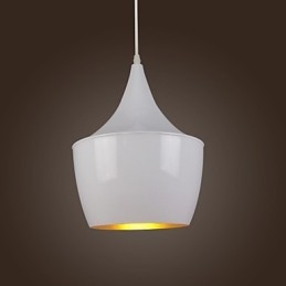 Luminária pendente de metal com pintura retrô country contemporânea moderna