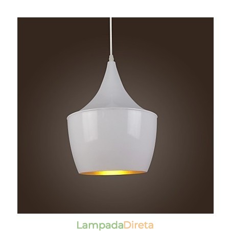 Luminária pendente de metal com pintura retrô country contemporânea moderna Luminária pendente de metal com pintura retrô country contemporânea moderna
