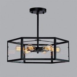 Luminárias pendentes estilo mini retrô garagem metal