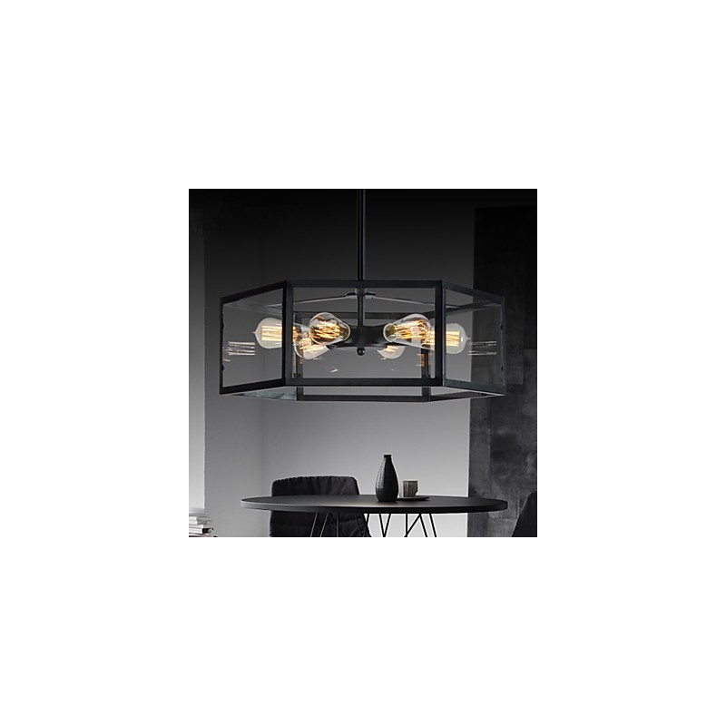 Luminárias pendentes estilo mini retrô garagem metal