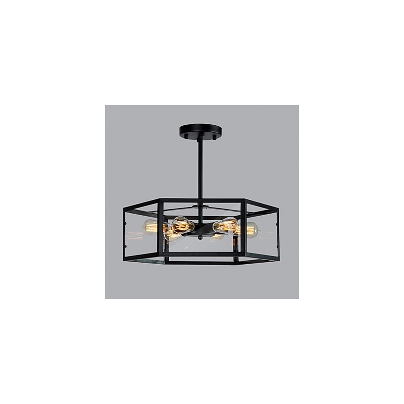 Luminárias pendentes estilo mini retrô garagem metal