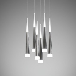 Luminárias pendentes modernas contemporâneas de metal