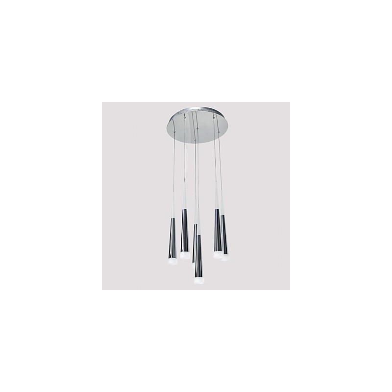 Luminárias pendentes modernas contemporâneas de metal