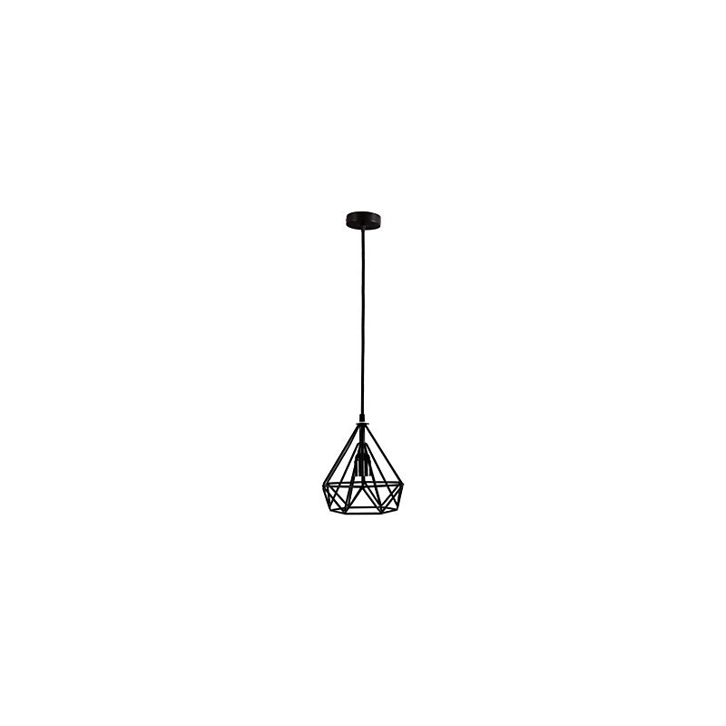 Estilo Mini Retro Pintura Metal Pendente Luz Garagem